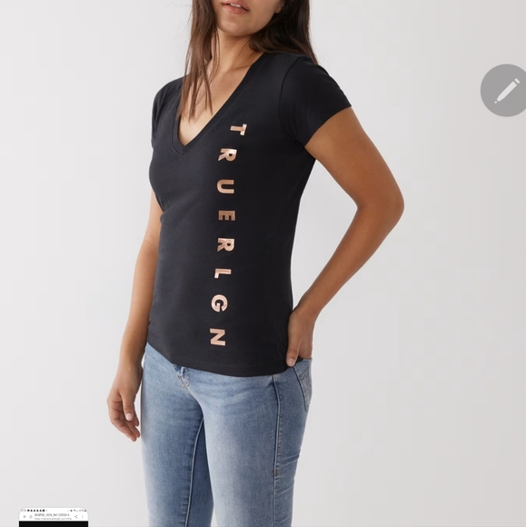 NWOT True Religion V Tee - Picture 1 of 1